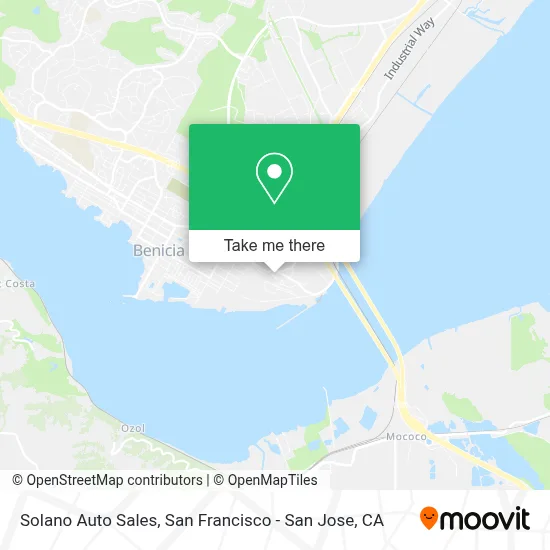 Solano Auto Sales map