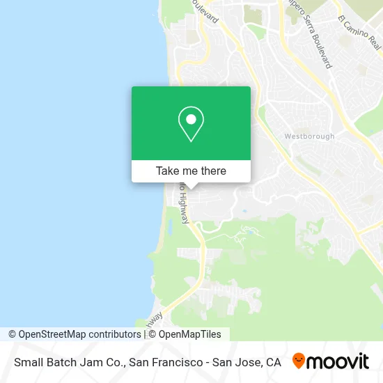 Small Batch Jam Co. map