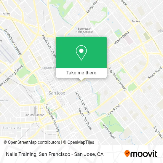 Nails Training map