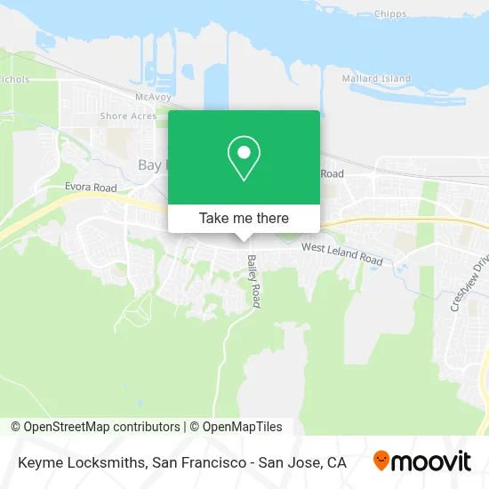 Keyme Locksmiths map
