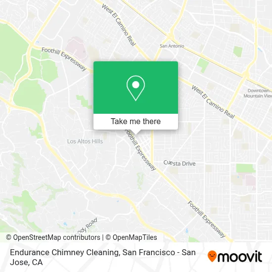 Endurance Chimney Cleaning map