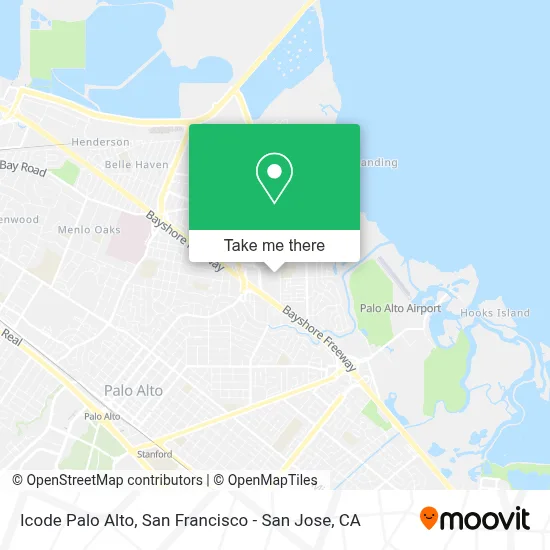 Icode Palo Alto map