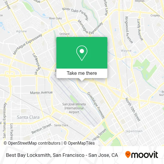 Best Bay Locksmith map