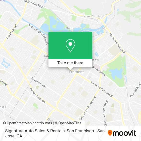 Signature Auto Sales & Rentals map