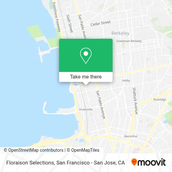 Floraison Selections map