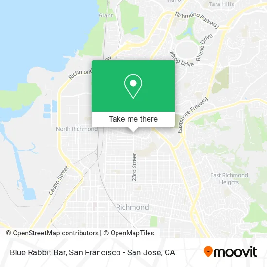 Blue Rabbit Bar map