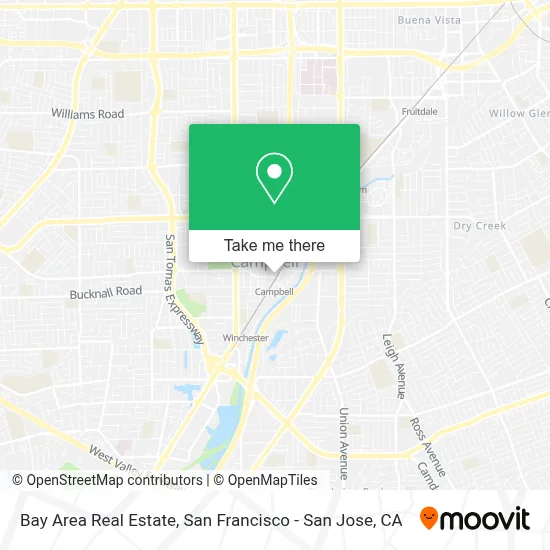 Bay Area Real Estate map