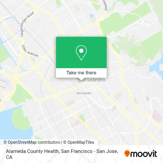 Alameda County Health map