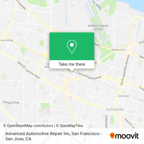 Advanced Automotive Repair Inc map