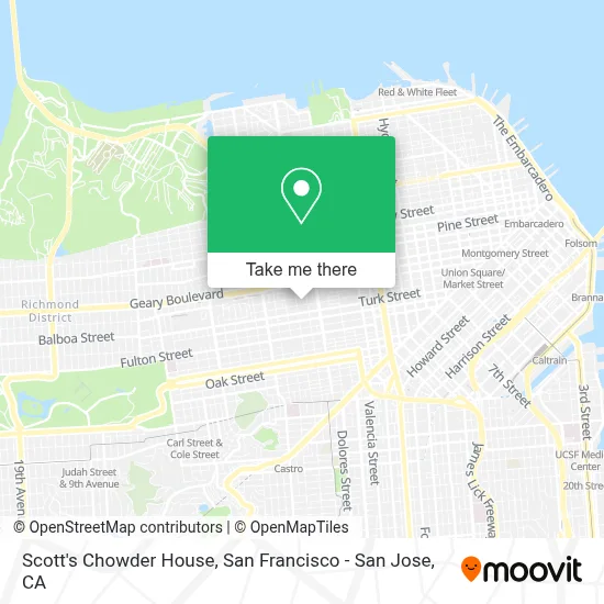 Scott's Chowder House map