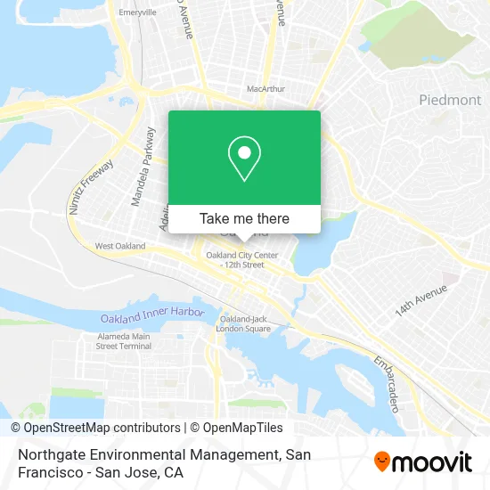 Northgate Environmental Management map