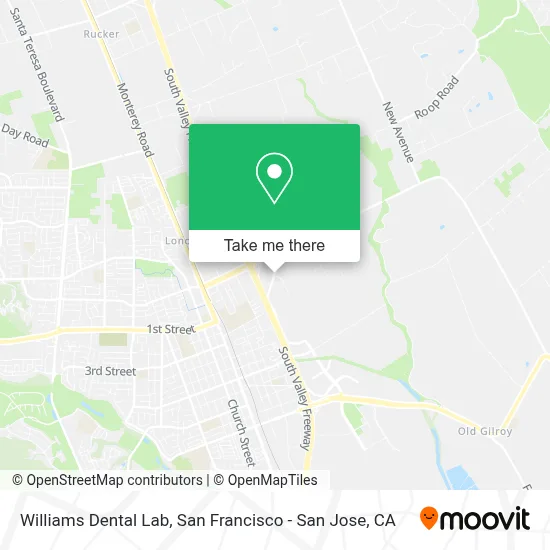 Williams Dental Lab map