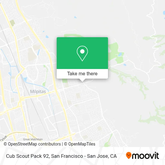 Cub Scout Pack 92 map