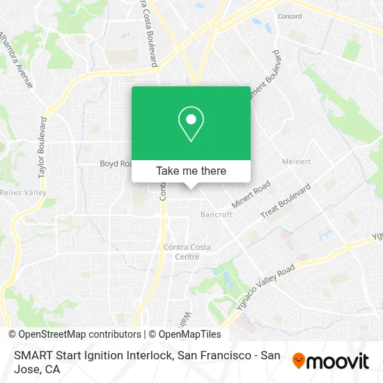SMART Start Ignition Interlock map