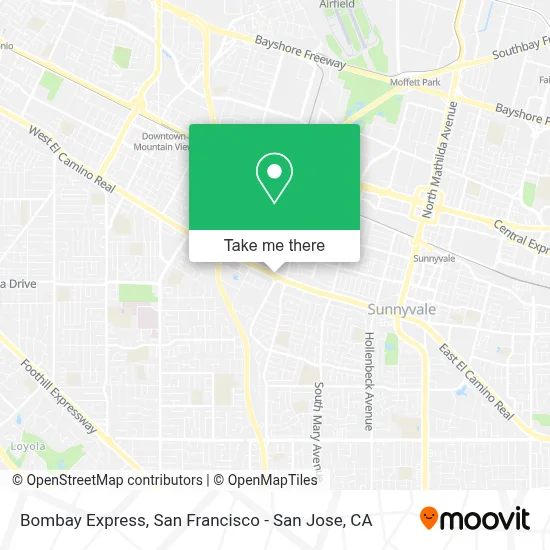 Bombay Express map