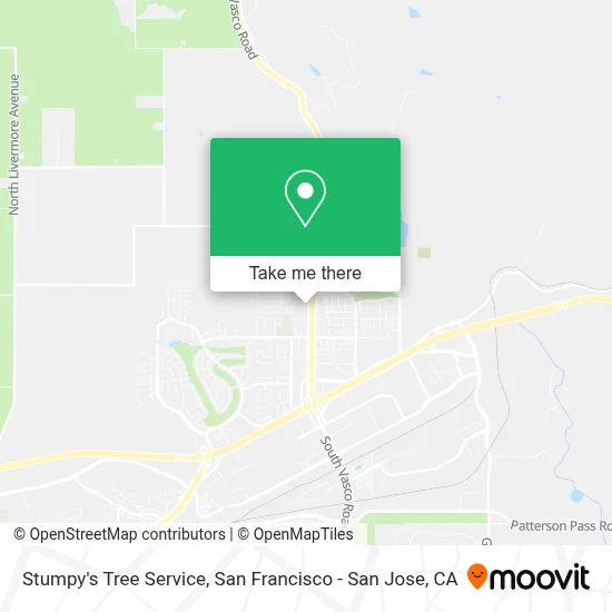 Stumpy's Tree Service map