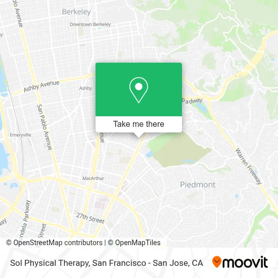 Sol Physical Therapy map