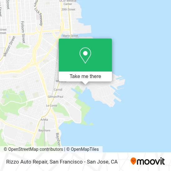 Rizzo Auto Repair map