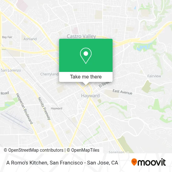 A Romo's Kitchen map