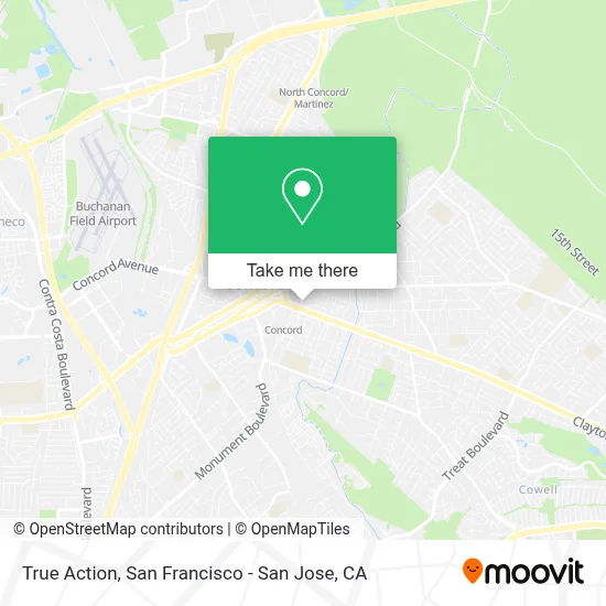 True Action map