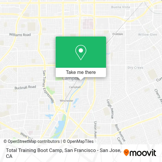 Total Training Boot Camp map