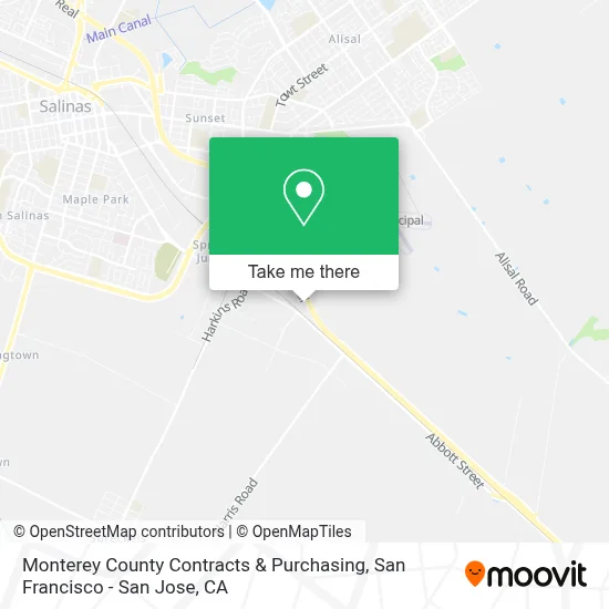 Monterey County Contracts & Purchasing map