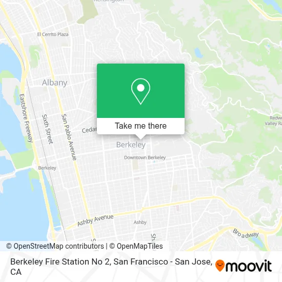 Berkeley Fire Station No 2 map