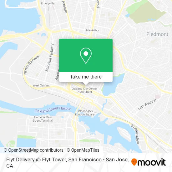 Flyt Delivery @ Flyt Tower map