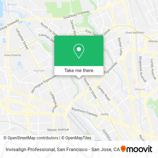 Invisalign Professional map