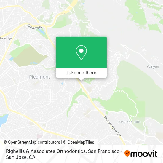 Righellis & Associates Orthodontics map