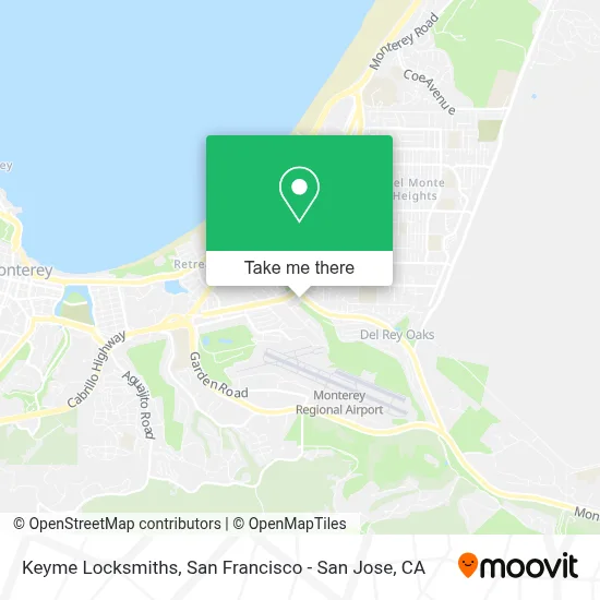 Keyme Locksmiths map