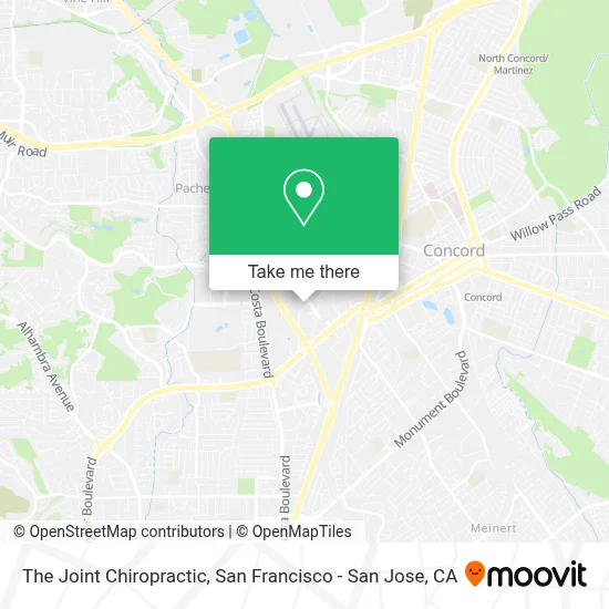 The Joint Chiropractic map