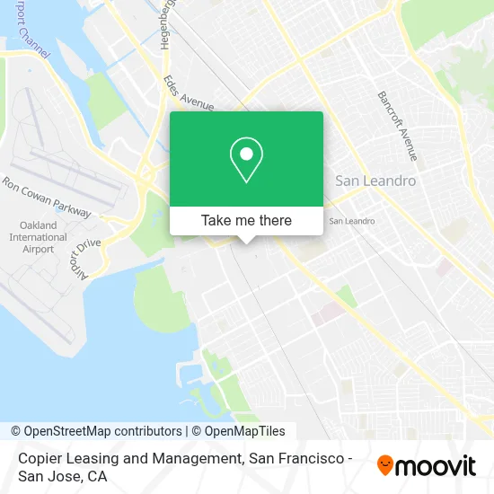 Copier Leasing and Management map