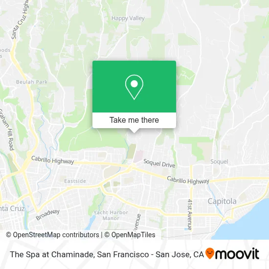 The Spa at Chaminade map