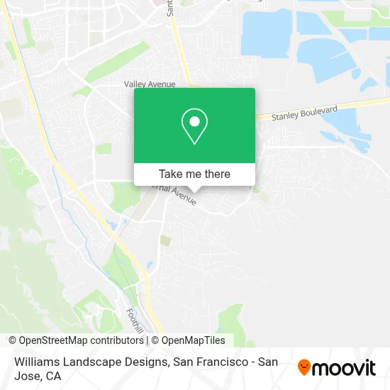 Williams Landscape Designs map