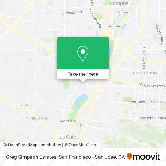Greg Simpson Estates map