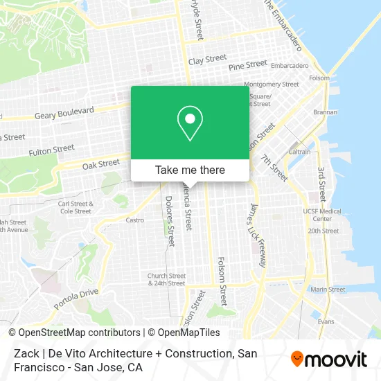 Zack | De Vito Architecture + Construction map