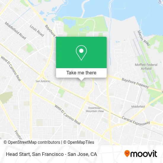 Head Start map