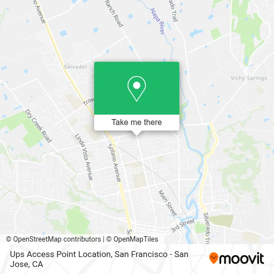 Ups Access Point Location map