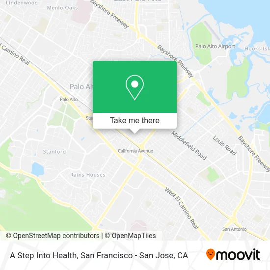 A Step Into Health map