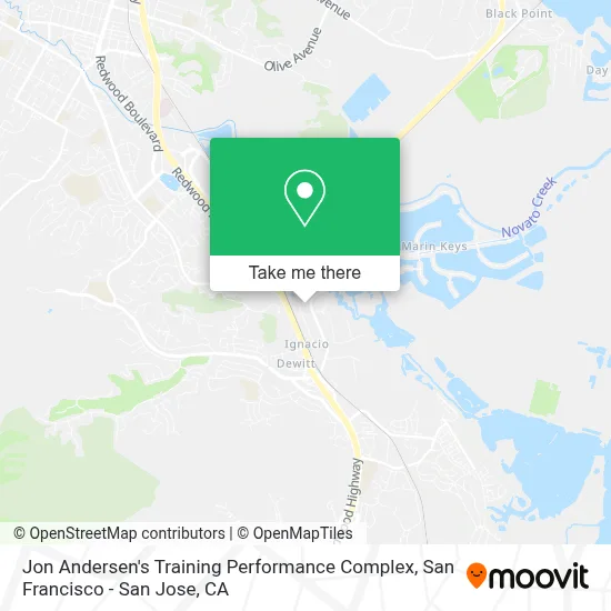 Jon Andersen's Training Performance Complex map