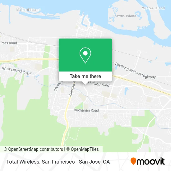 Total Wireless map