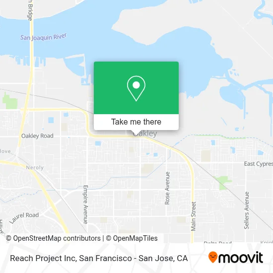 Reach Project Inc map