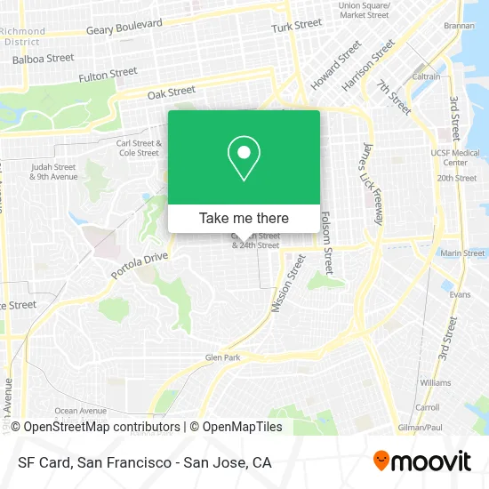 SF Card map