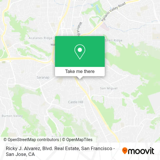 Ricky J. Alvarez, Blvd. Real Estate map