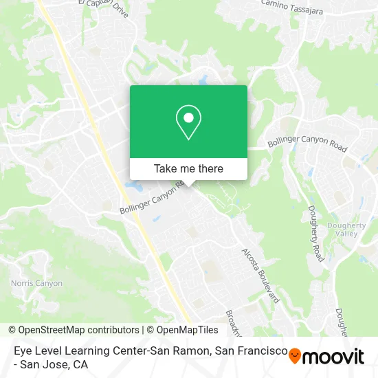 Eye Level Learning Center-San Ramon map