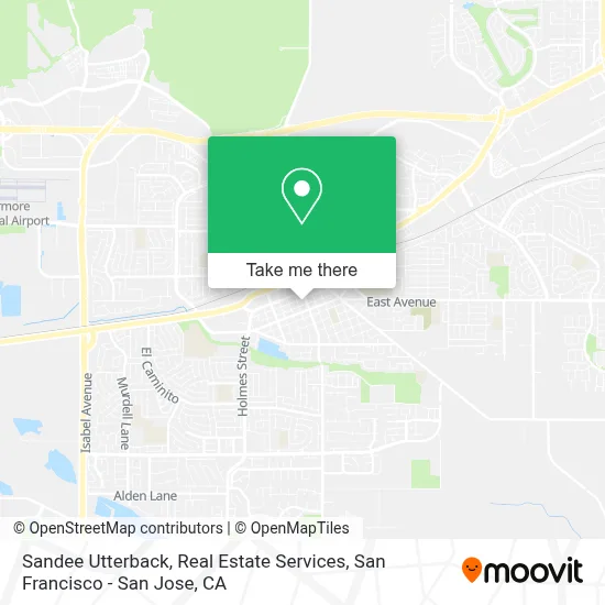 Sandee Utterback, Real Estate Services map