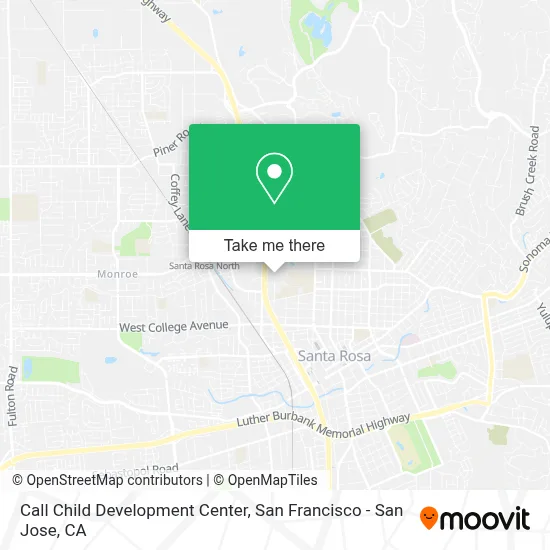 Call Child Development Center map