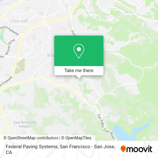 Federal Paving Systems map
