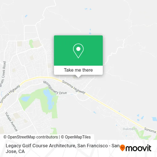 Legacy Golf Course Architecture map